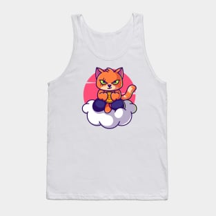 Cat at dawn Tank Top